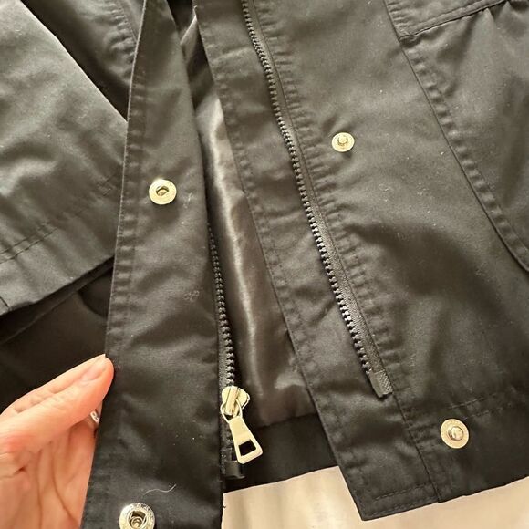 London Fog Hooded Front Zip &Snap Coat
Size S - Picture 4 of 13